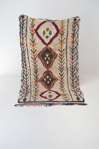 Vintage Azilal Rug Mid Century Moroccan Rug AZ1019