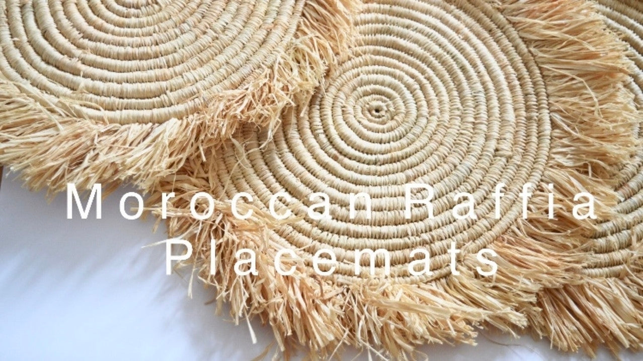 Moroccan Rattan Placemats