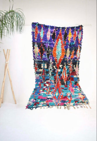 Vintage Boucherouite Rug BOU726