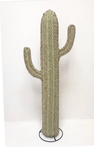 Rattan Cactus Handmade in Morocco 150 cm Halfah Grass Handwoven Rattan Cactus