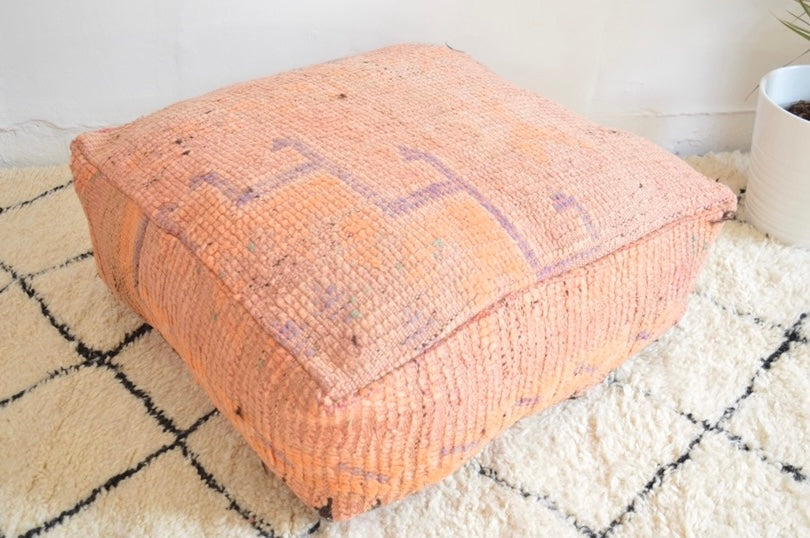 Handmade pouf clearance