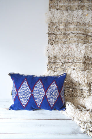 Vintage Moroccan Berber Pillow kilim