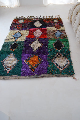 Vintage Boucherouite rug