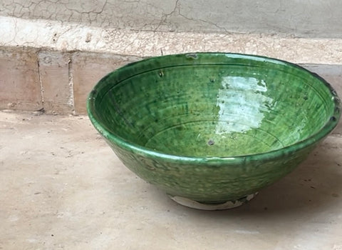 Tamegroute Bowl Exclusive Berber Pottery Bowl 