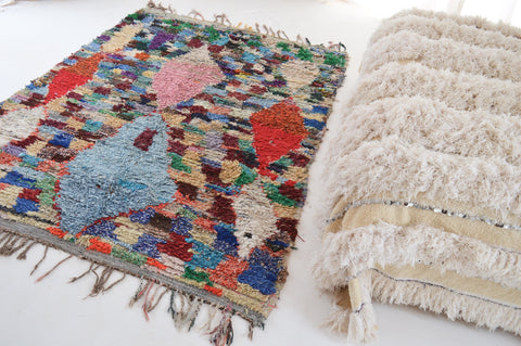 Vintage Boucherouite rugs 