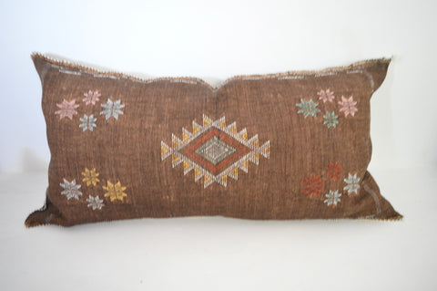 SALE £30 off Moroccan Cactus Sabra Silk XXL Cushion Cover