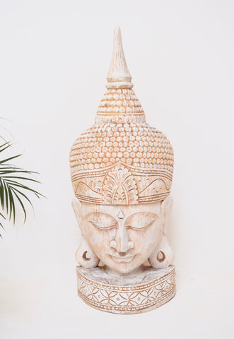Balinese Buddha Mask Hand carved from Wood