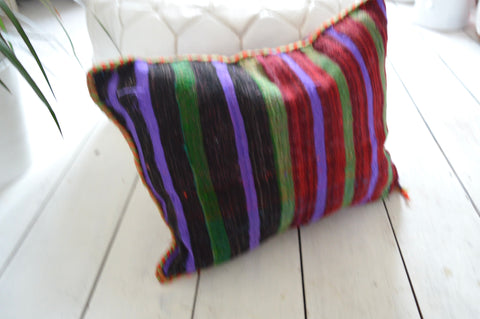 Vintage Moroccan Berber Pillow Cushion Cover Kilim