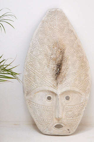 Timor mask hand - carved