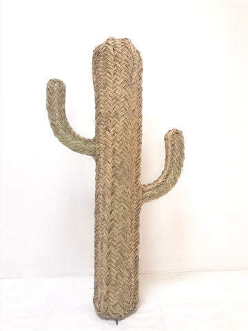 Rattan Cactus Handmade in Morocco 110 cm Halfah Grass Handwoven Rattan Cactus