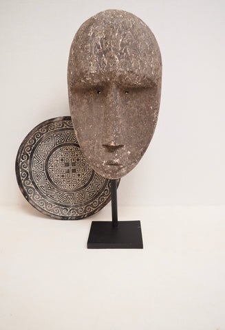 Huge Timor Mask Sculpture Contemporary