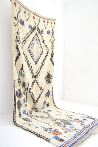 Vintage Azilal Rug Mid Century Moroccan Rug