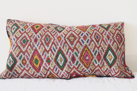 Moroccan Berber Pillow Vintage Kilim