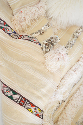 Vintage Moroccan Wedding blanket