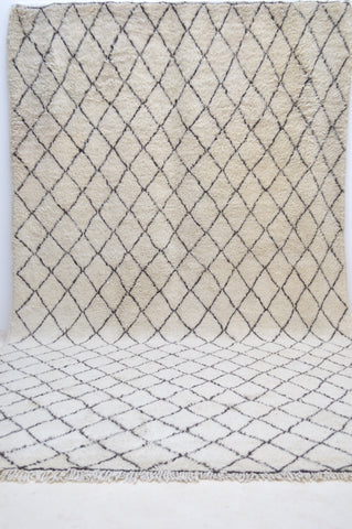 Vintage BENI OURAIN Rug - BoutiqueMaroc 