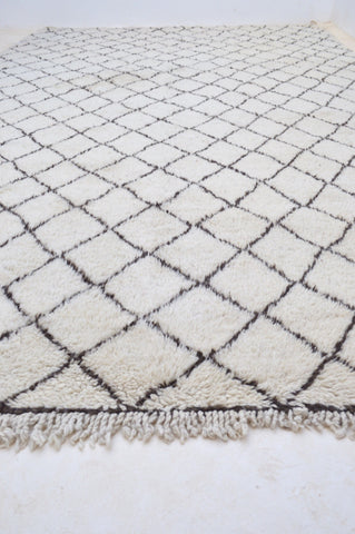 Vintage BENI OURAIN Rug - BoutiqueMaroc 