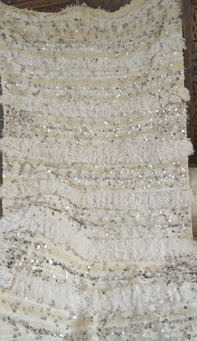 Vintage Moroccan Wedding Blanket H791