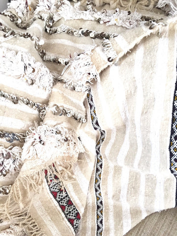 Vintage Moroccan Wedding Blanket